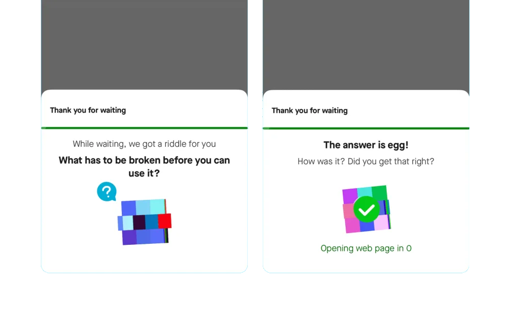 Give an unavoidable wait a small focus — Gojek interface example