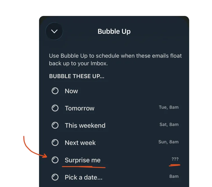 Allow an optional choice to be delegated — Hey interface example