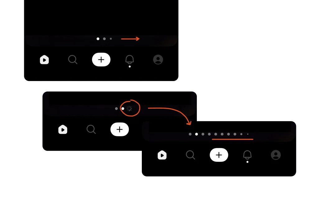 Prepare the next content before it is needed — ChatGPT interface example