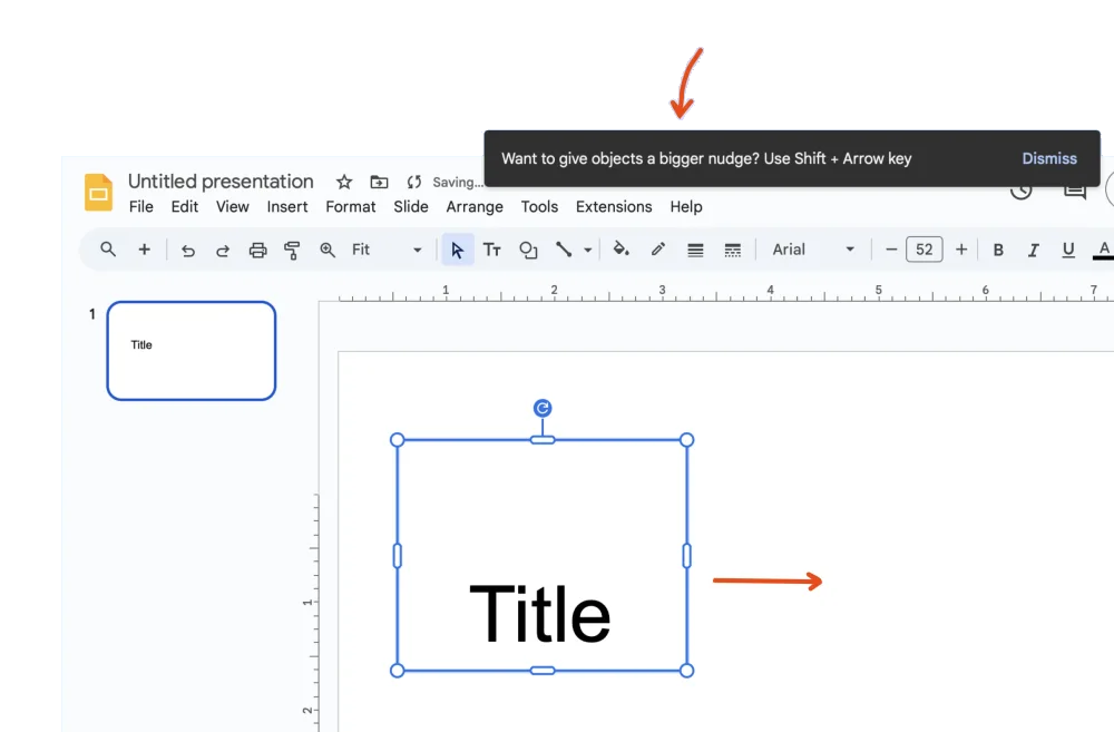 Teach a shortcut in response to repeated effort — Google interface example